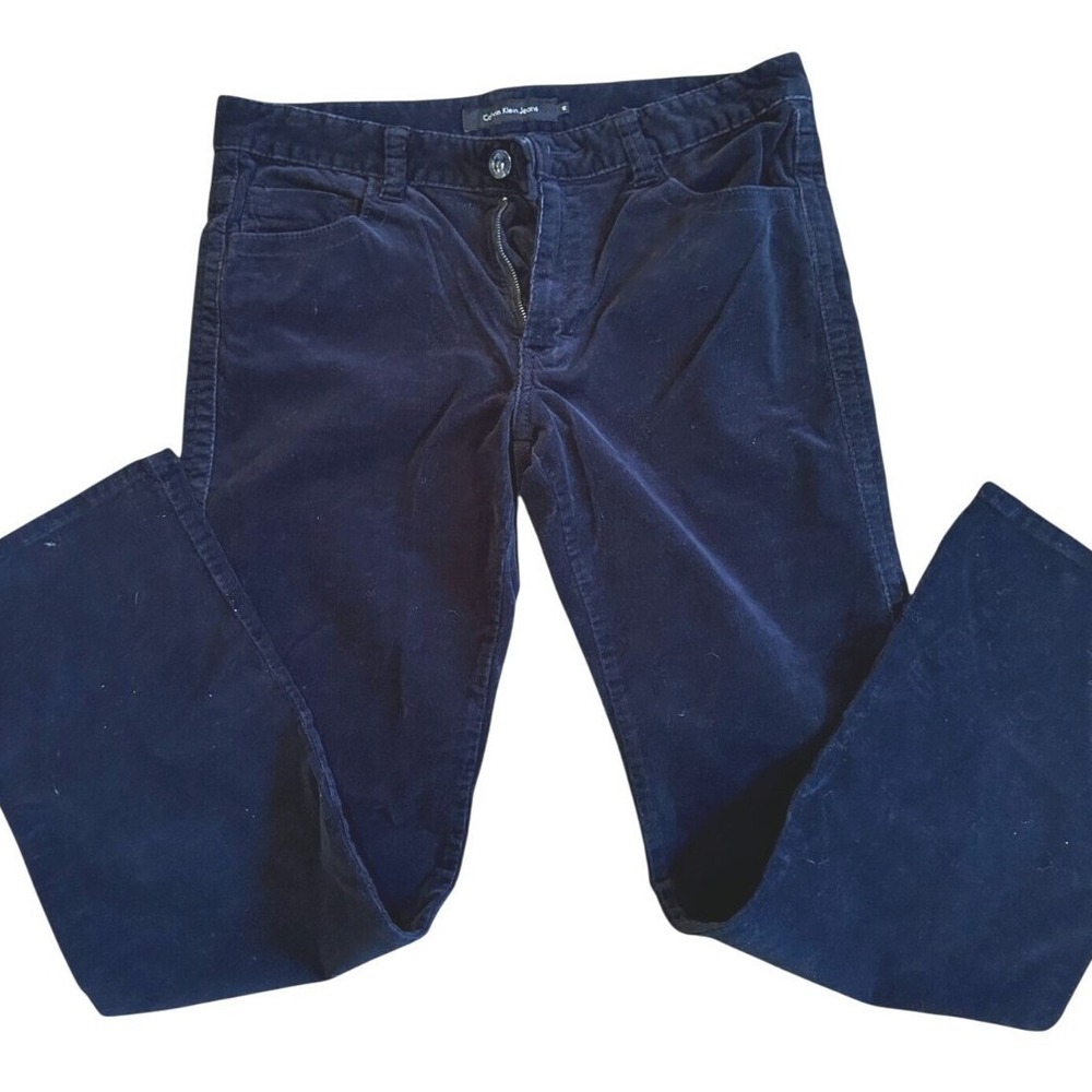 Calvin‎ Klein Black Corduroy Jeans Size 12
